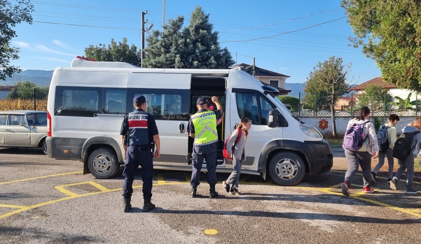 Jandarmadan öğrenci servislerine sıkı denetim