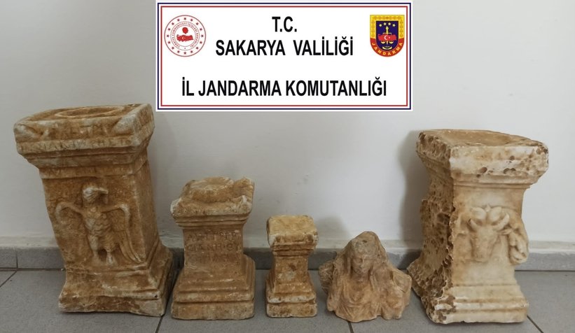 Jandarmadan tarihi eser operasyonu