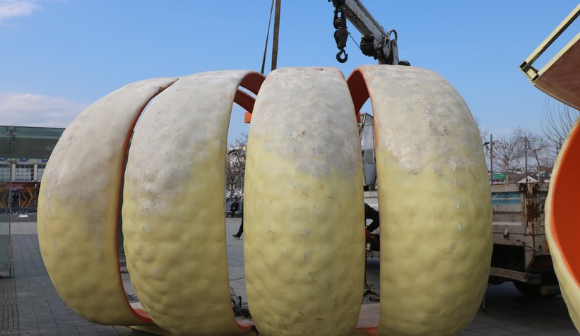 Kabak motifli satış ofisi kuruluyor