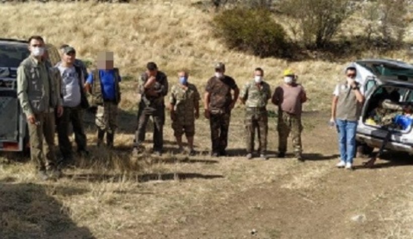 Kaçak avcılara suçüstü