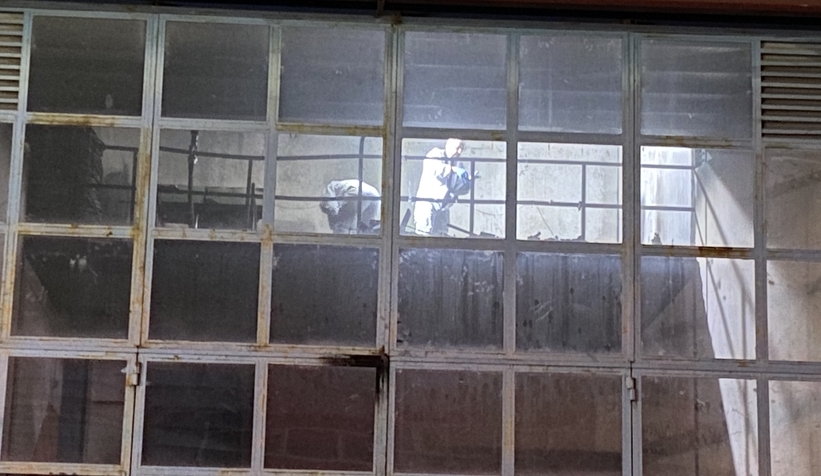 Kaldığı iş yerinde yanarak can verdi