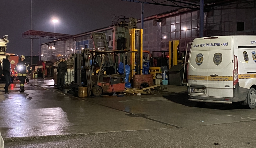 Kaldığı iş yerinde yanarak can verdi