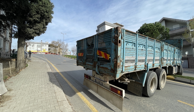 Kamyon şoförü olası faciayı önledi