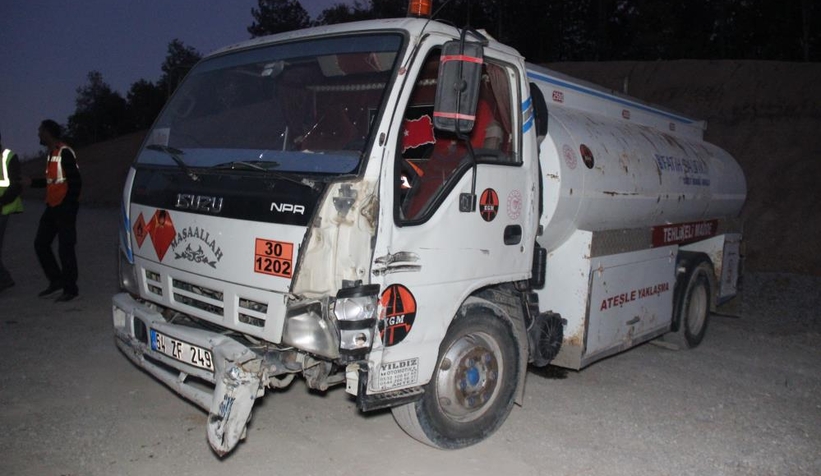 Kandıra yolunda faciadan dönüldü