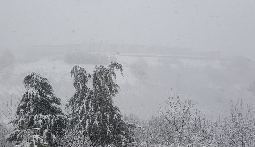 Kar geri döndü; Sakarya güne böyle uyandı
