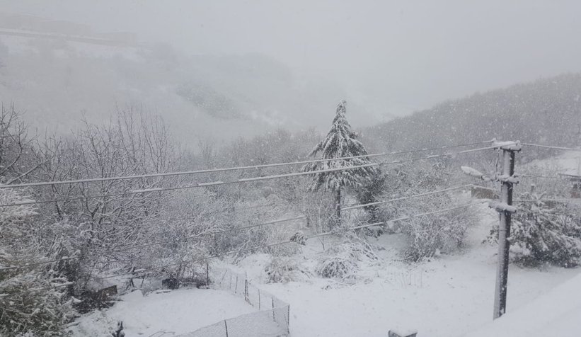 Kar geri döndü; Sakarya güne böyle uyandı