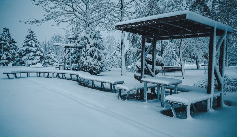 Kar geri döndü; Sakarya güne böyle uyandı
