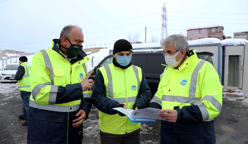 Kar kapıda, Büyükşehir nöbete başladı