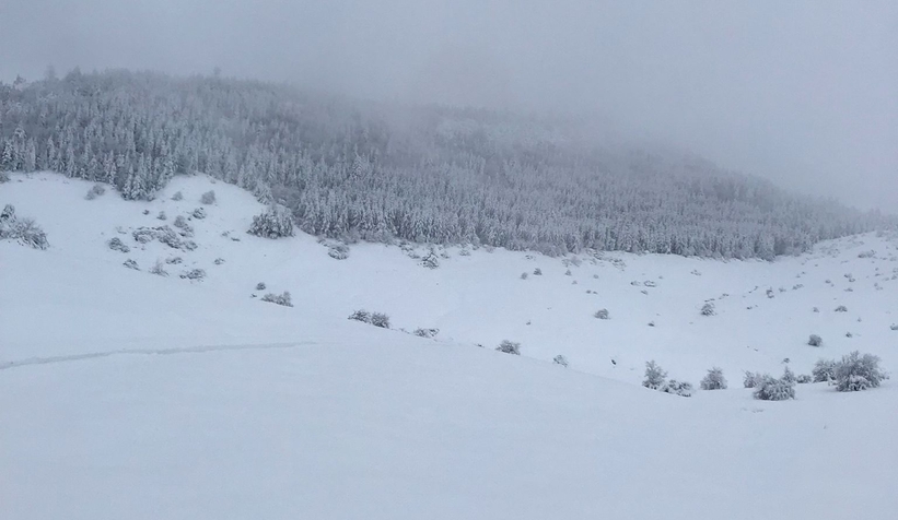 Kar yağdı yaylalara akın ettiler