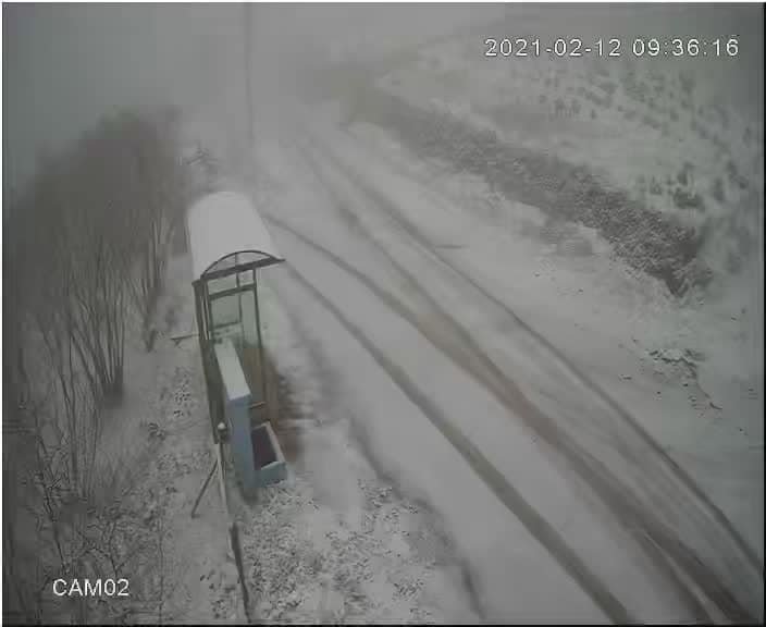 Kar yağışı başladı, Keremali'ye çıkışlar kapatıldı