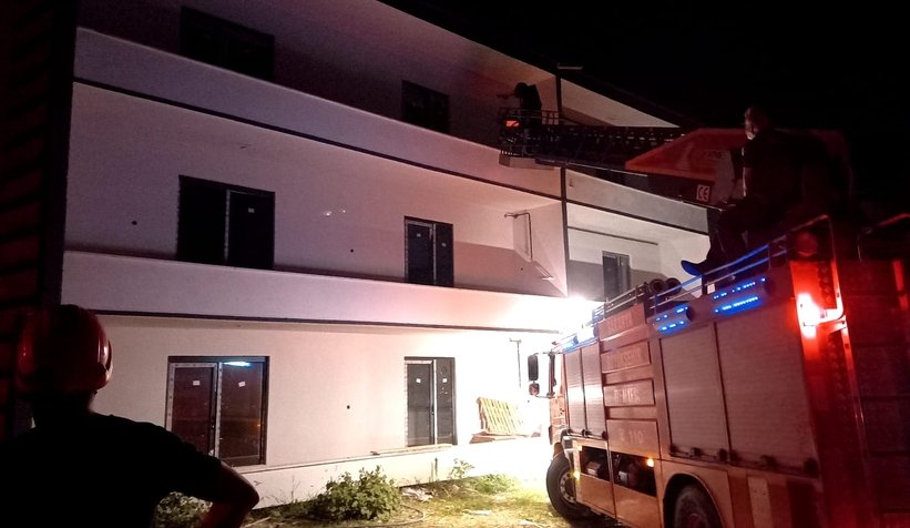 Karaçalılıkta korkutan yangın