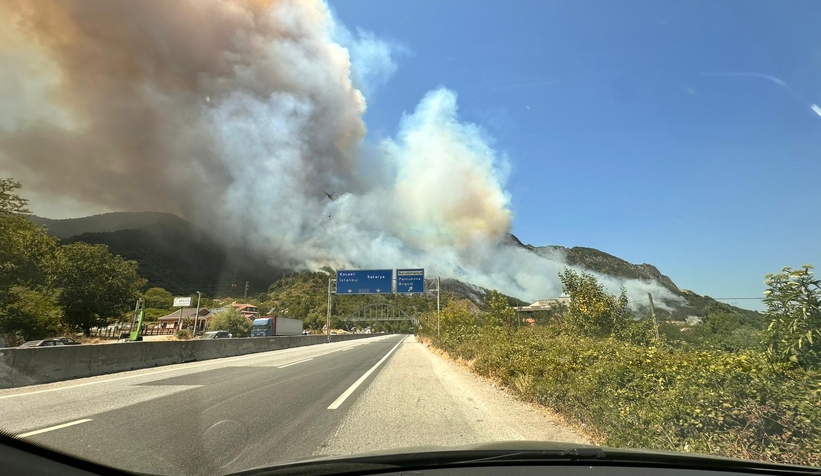 Karaçam'da orman yangını