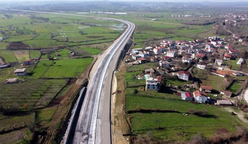 Karadeniz sahil yolunda sona yaklaşılıyor