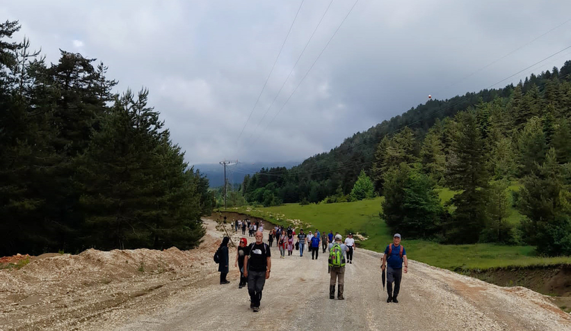 Karagöl-Acelle Parkurunda yürüdüler