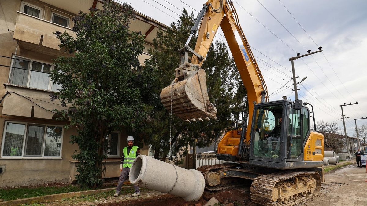Karakamış'a yağmur suyu altyapısı
