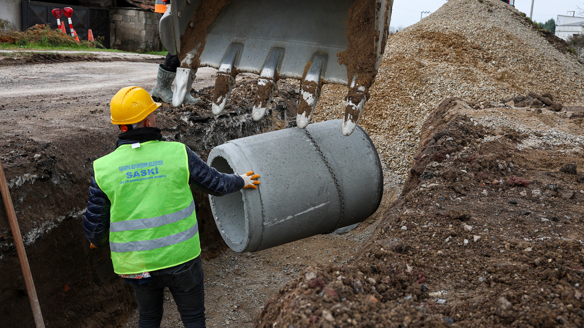 Karakamış Mahallesi’ne 3 bin 500 metrelik yağmursuyu hattı