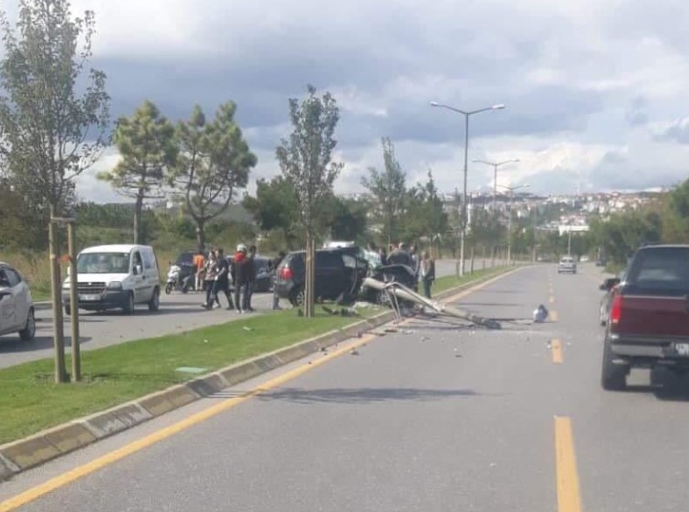 Karaman yolunda feci kaza