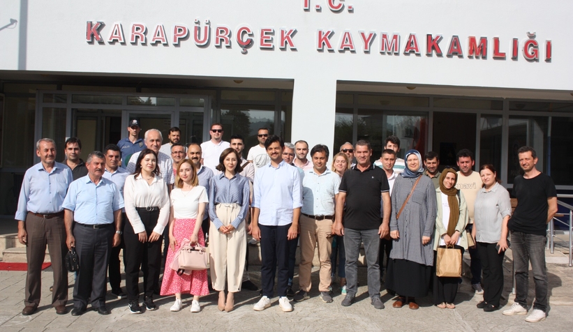 Karapürçek Kaymakamı veda etti