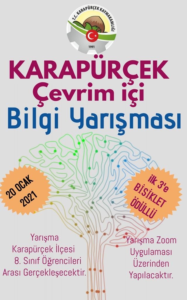 Karapürçek Kaymakamlığı ödüllü yarışma düzenliyor