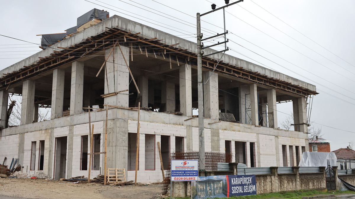 Karapürçek SGM inşaatında son durum