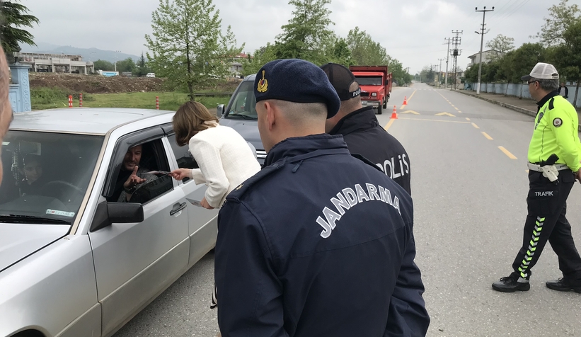 Karapürçek'te trafik haftası kapsamında etkinlik gerçekleştirildi