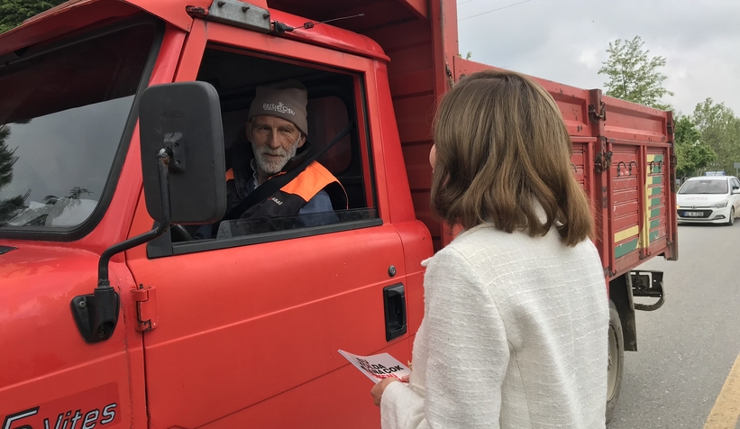 Karapürçek'te trafik haftası kapsamında etkinlik gerçekleştirildi