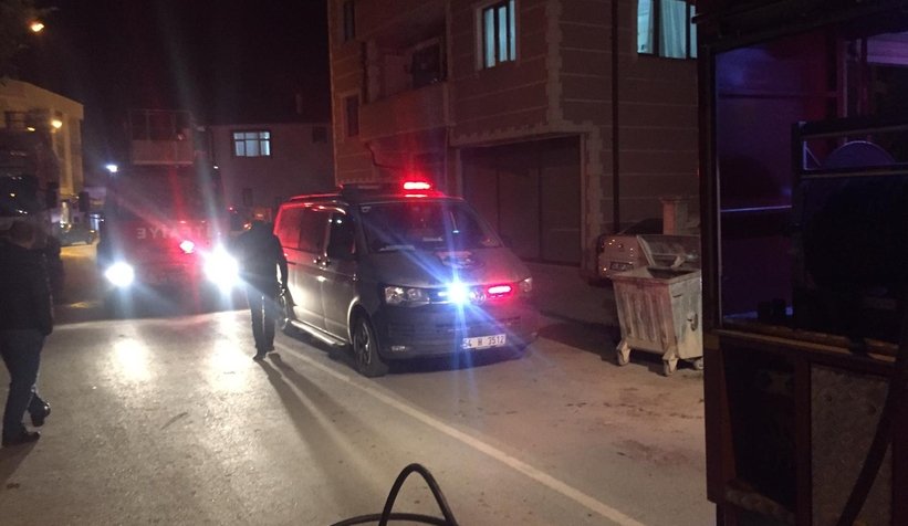 Karapürçek'te yangın