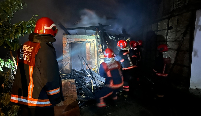 Karapürçekte yangın