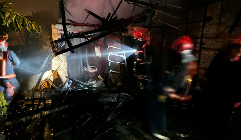 Karapürçekte yangın