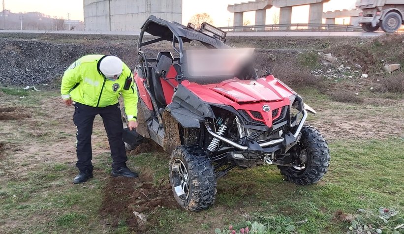 Karasu'da ATV kazası: 1 yaralı