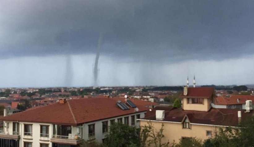 Karasu'da hortum paniği