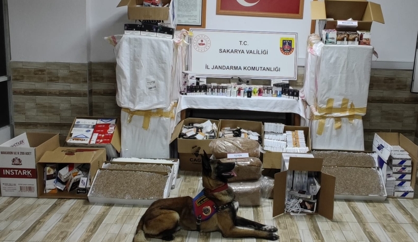 Karasu'da kaçak sigara ve tütün operasyonu