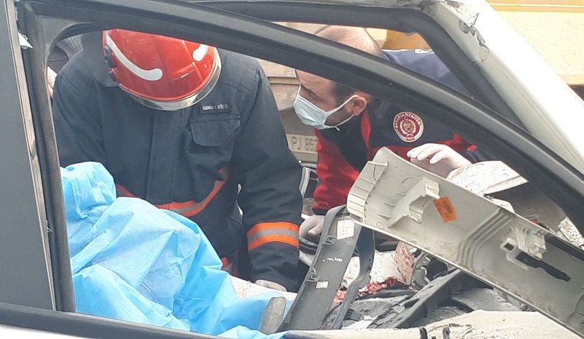 Karasu'da korkunç kaza: 1 ölü