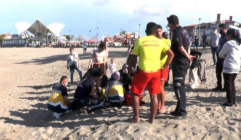 Karasu'da panik anları; Ölümün kıyısından aldılar