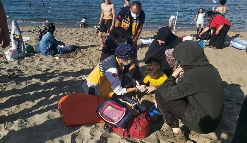 Karasu'da panik anları; Ölümün kıyısından aldılar