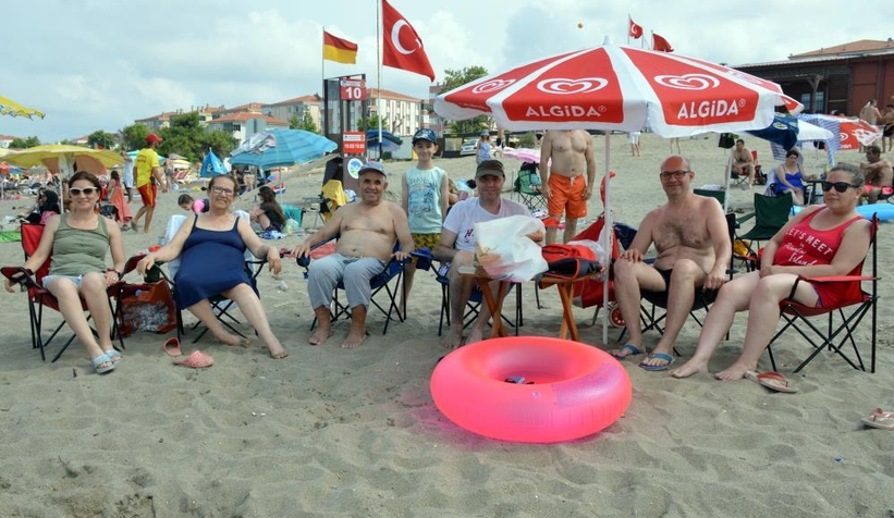 Karasu'ya bayramda tatilci akını