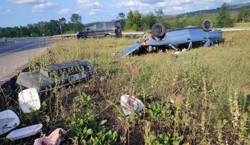 Karasu yolunda feci kaza