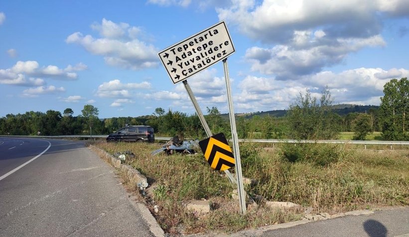 Karasu yolunda feci kaza