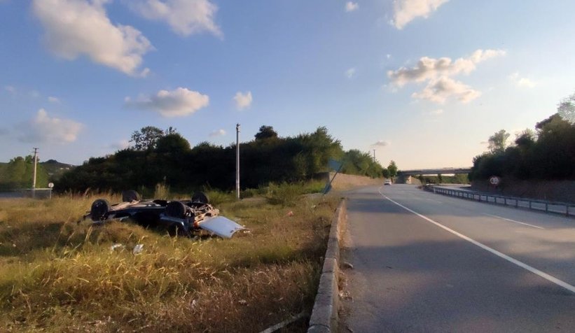 Karasu yolunda feci kaza