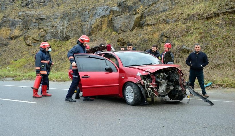 Karasu yolunda kaza: 1 yaralı