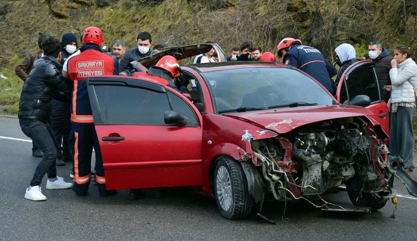 Karasu yolunda kaza: 1 yaralı