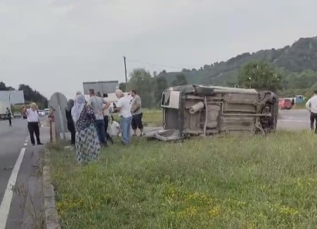 Karasu yolunda kaza: 2 yaralı