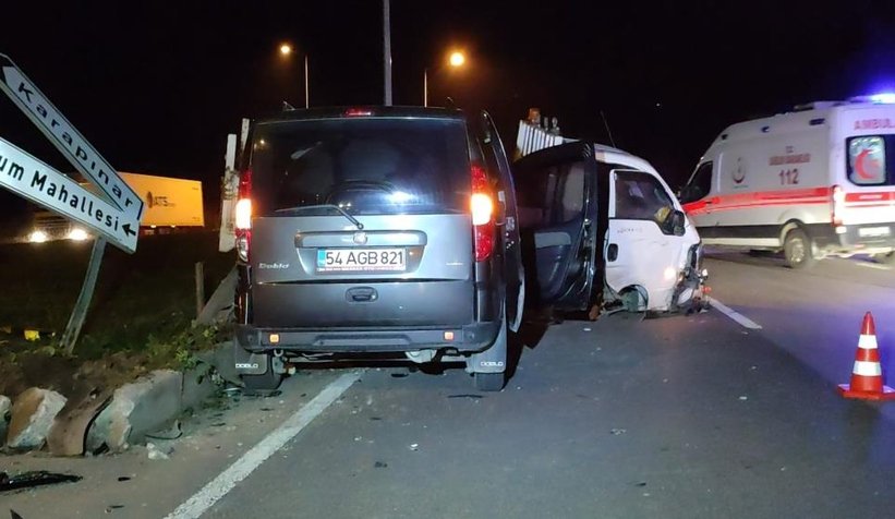Karasu yolunda kaza: 3 yaralı