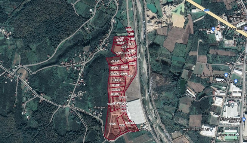 Karayolları'ndan Akyazı'da satılık 35 arazi