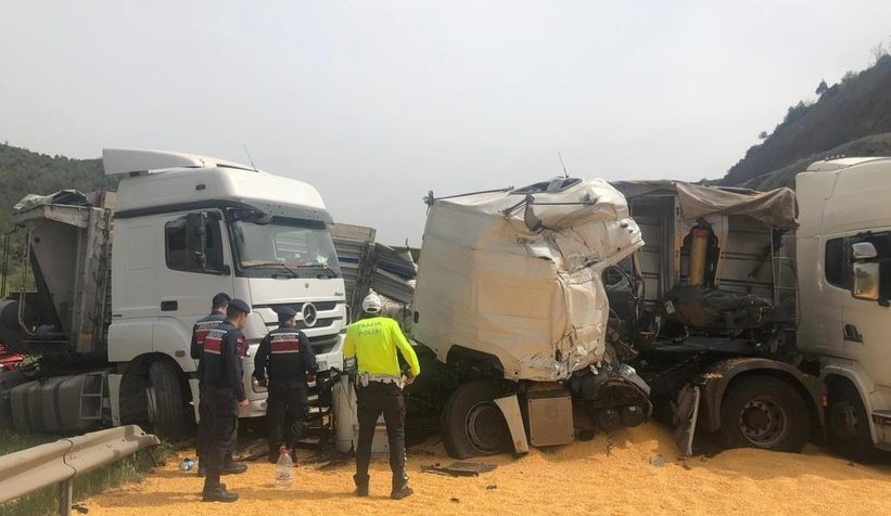 Karayolu savaş alanına döndü