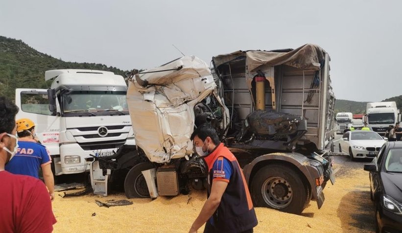 Karayolu savaş alanına döndü