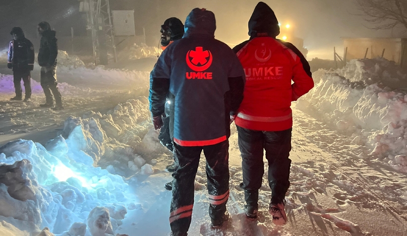 Kardüz Yaylası'nda mahsur kalan 17 kişi kurtarıldı