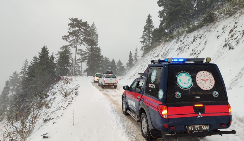 Kardüz Yaylası'nda mahsur kalan 17 kişi kurtarıldı