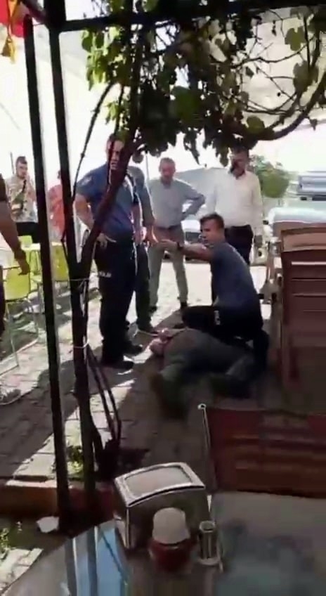 Karısını 10 yerinden bıçaklamıştı, panik anları kamerada