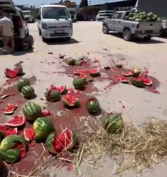 Karpuz para etmedi üretici isyan etti